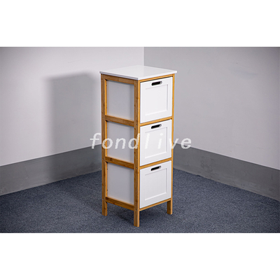 Mobile da bagno moderno in bambù autoportante