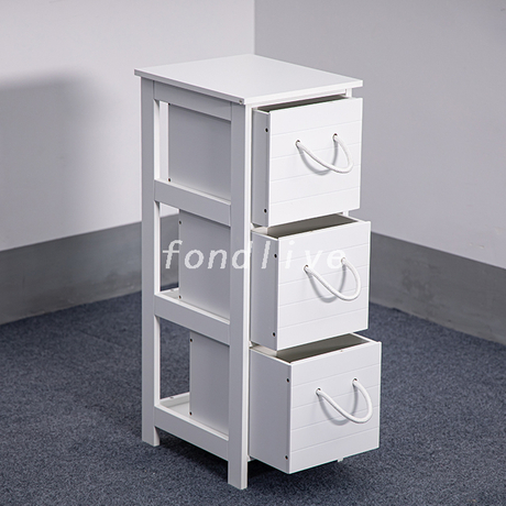 Mobiletto portaoggetti autoportante Mobiletto portaoggetti da bagno con 4 cassetti